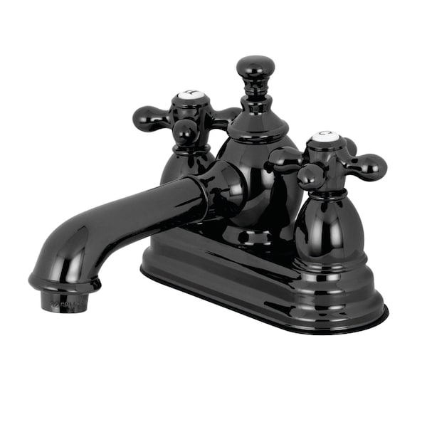 NS7000AX 4" Centerset Bathroom Faucet, Black Stainless Steel